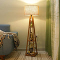 The Wooden Floor Lamp Stand