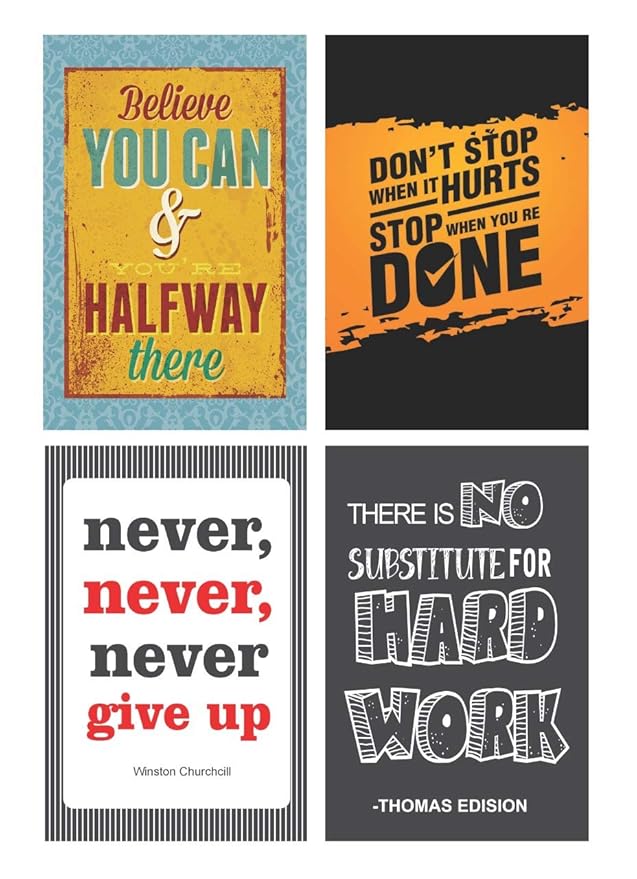 PAPER PLANE DESIGN Set of 10 Poster A3 (12 in x 18 in Size) Unframed Thick Paper with Tape-Multicolour (PUSH)